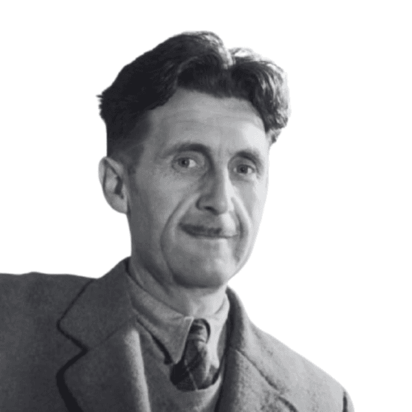 george orwell image - inspiration for puru